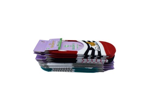 Softy 6 Yıkamalı Kokulu Dikişsiz Silikonlu Bayan Penye Babet 12'li