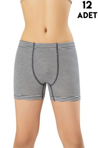 Kota 1027 Erkek Çocuk Baskılı Boxer 12'li
