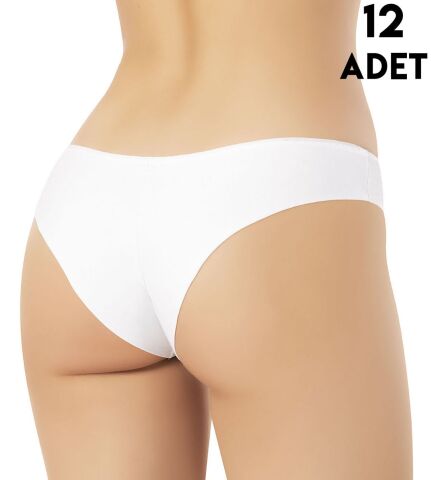 Kota 5103 Arkası Çift Katlı Modal Bayan Bikini (M-L-XL) 12'li