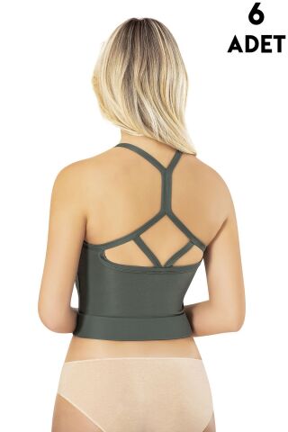 Kota 6803 Modelli Dalgıç Bayan Crop 6'lı