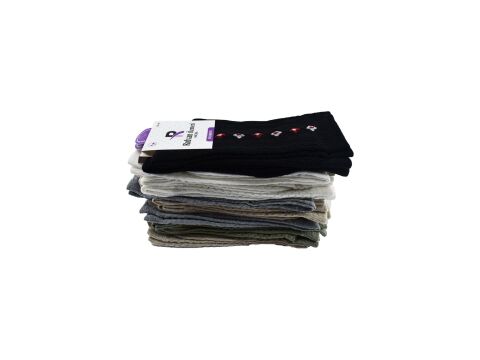 Rıdvan Özmen 8-10 Naturel Pamuk Bayan Soket Çorap 12'li