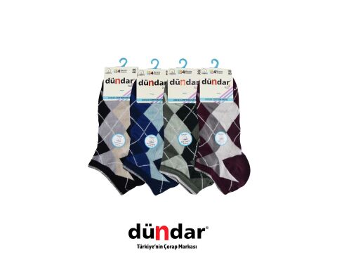 Dündar 4308-16 (36-40) Dikişsiz Yıkamalı Kokulu Bayan Penye Patik Çorap 12'li