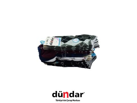 Dündar 4308-16 (36-40) Dikişsiz Yıkamalı Kokulu Bayan Penye Patik Çorap 12'li