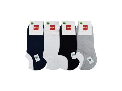 Şirin 4037 Bambu Dikişsiz Bayan Sneakers Çorap 12'li