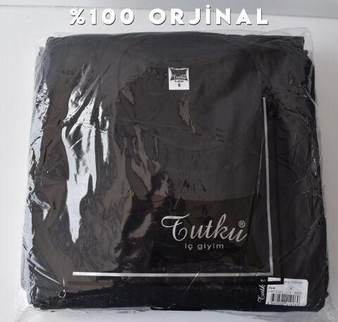 Tutku 0105 Erkek Renkli Penye Sıfır Yaka Fanila 6'lı