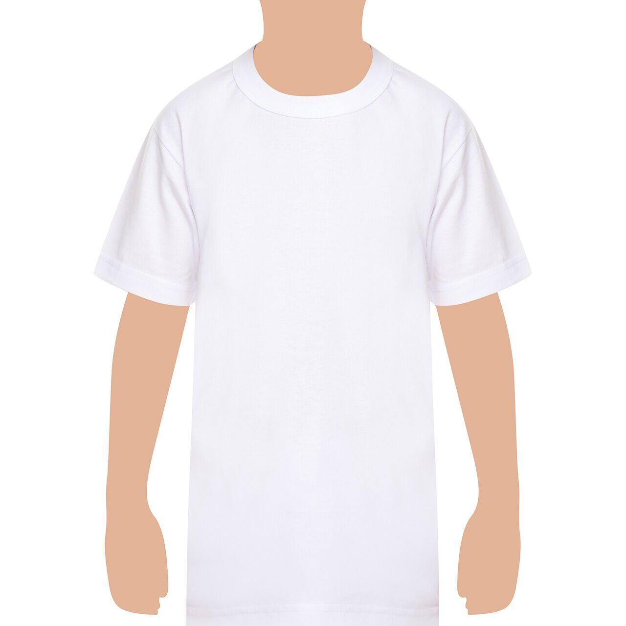 Tutku 0128 Erkek Çocuk Penye Sıfır Yaka Atlet 6'lı