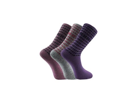 Aldano 04-3 Lambswool Yün Kışlık Bayan Soket 12'li