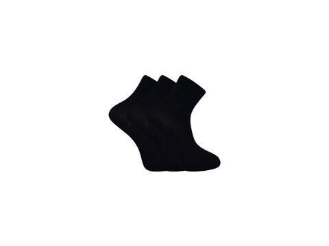 Esinti 32-Siyah Dikişsiz Yarım Konç Bayan Bambu Patik 12'li