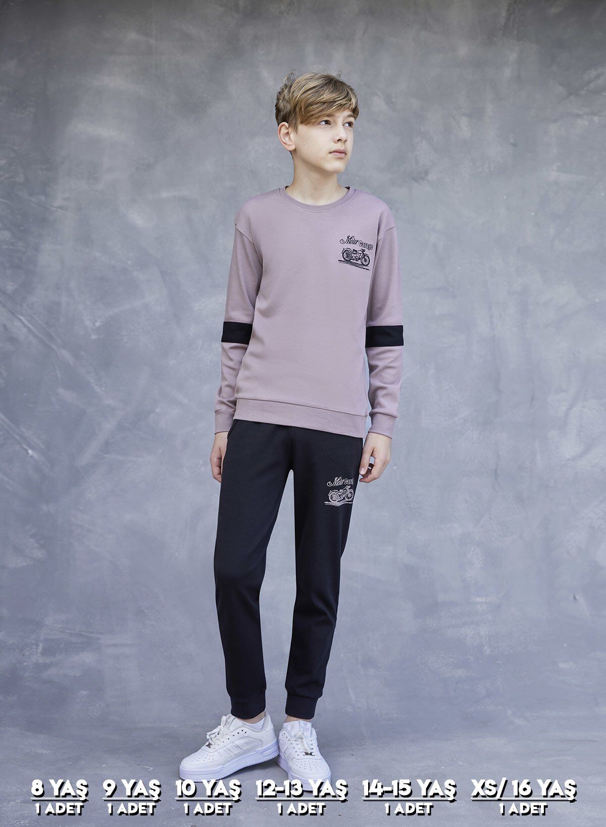 Elsima 3170 Erkek Çocuk Uzun Kollu Pijama Takımı 6'lı (8-16YAŞ)