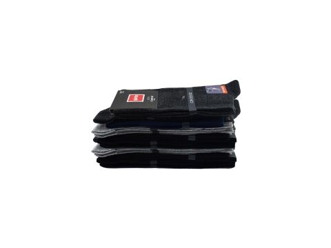 Şirin 7280-03 Ter Emici Dikişsiz Erkek Soket Çorap 12'li