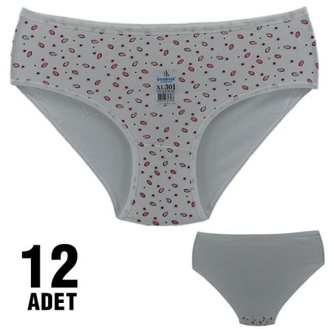Dondeza 301-86 Desenli Bayan Bato 12'li