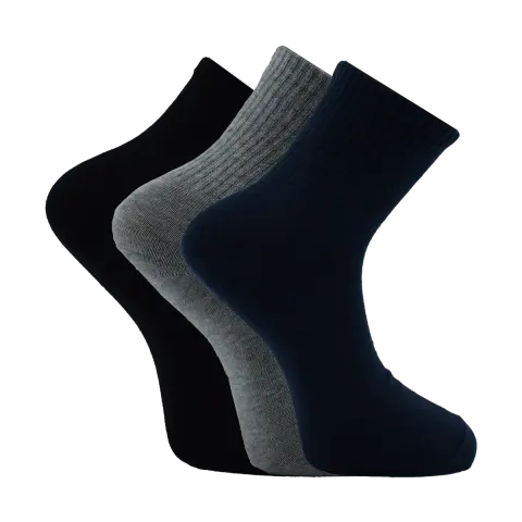 Toria E12 (41-45) Doğal Pamuk Erkek Kısa Tenis Çorap 12'li