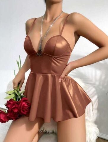 Passione 21093 Deri Erotik Gecelik