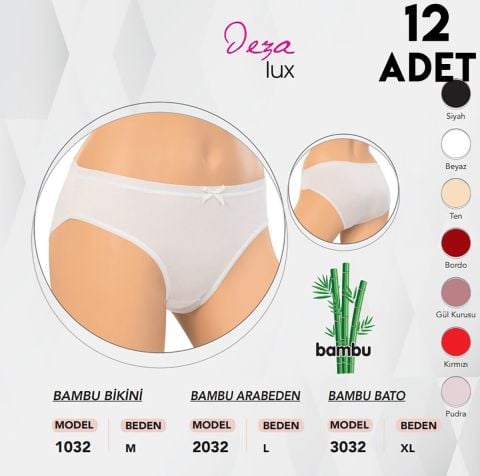 Dondeza 3032 Bambu Bayan Bato Külot 12'li