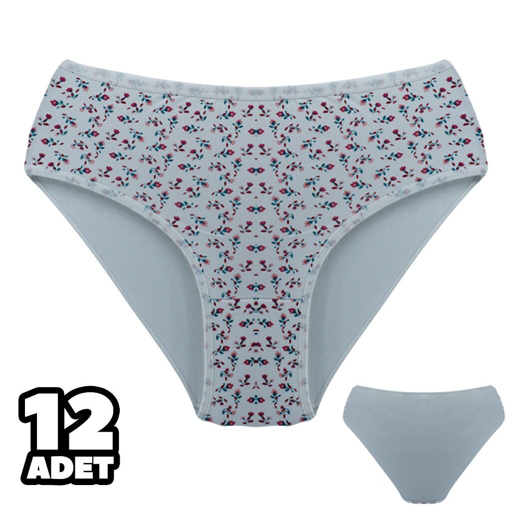 Dondeza 301-155 Desenli Bayan Bato 12'li