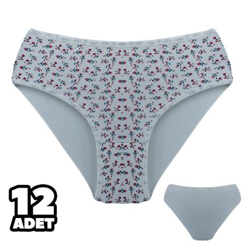 Dondeza 301-155 Desenli Bayan Bato 12'li