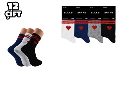 Esinti 61 Bayan Kolej Çorap 12'li