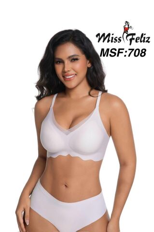 Miss Feliz 708 (M-L-XL-XXL) Zero Gram Lazer Kesim Bayan Sütyen 6'lı