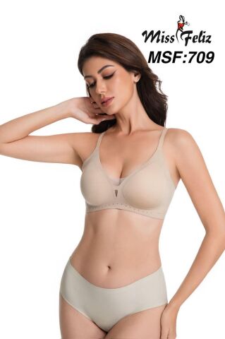 Miss Feliz 709 (M-L-XL-XXL) Zero Gram Lazer Kesim Bayan Sütyen 6'lı