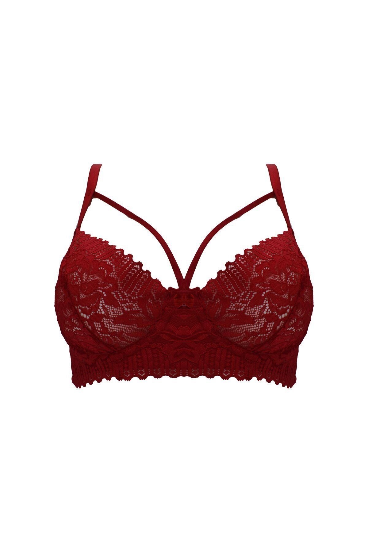Liza 2470 B Cup Dantelli Toparlayıcı Çapraz Bayan Sütyen 6'lı