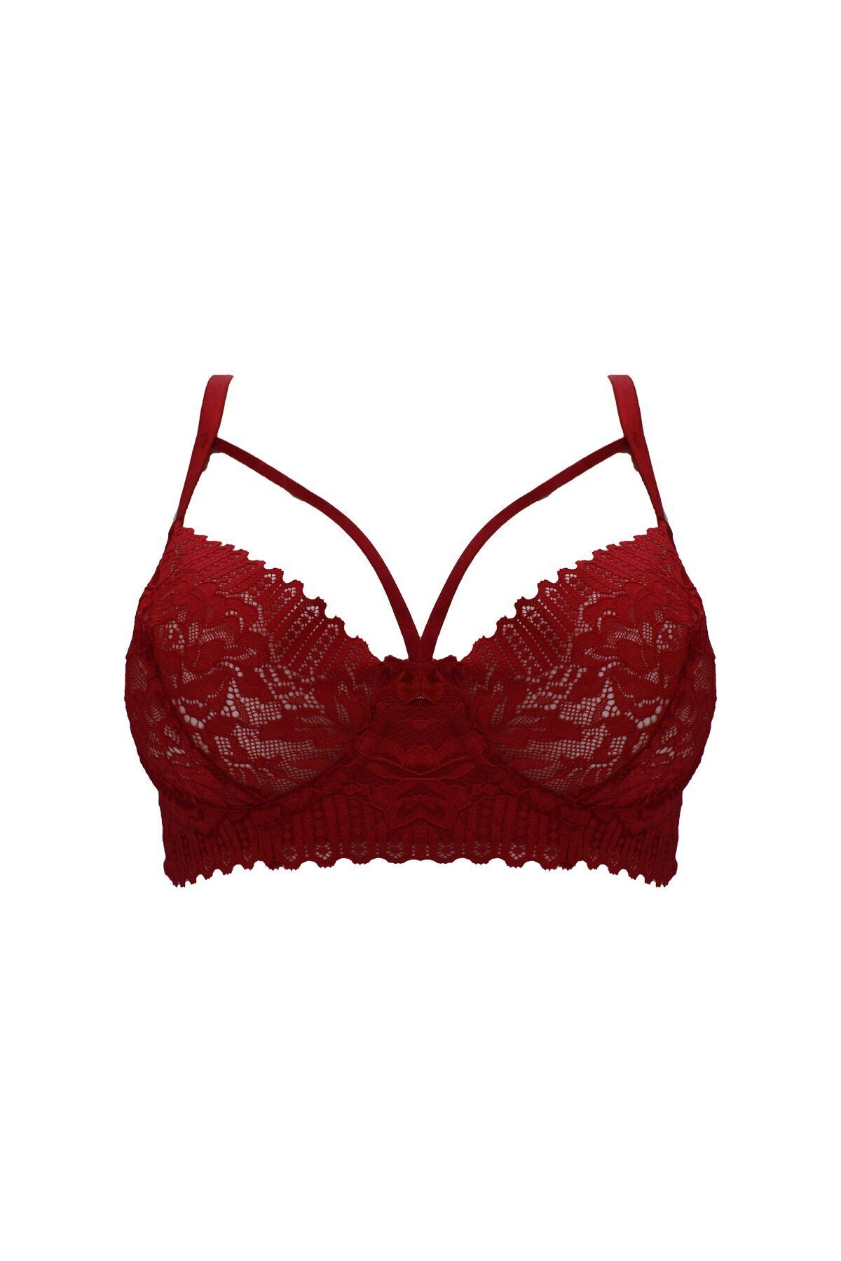 Liza 2470 B Cup Dantelli Toparlayıcı Çapraz Bayan Sütyen 6'lı