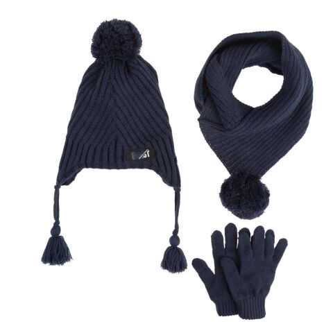 Kitti P-K24170-10 (4-8) Yaş Erkek Çocuk Şapka Atkı Eldiven Takım 6'lı