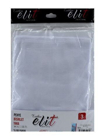 Tutku Elit 1002 Erkek Penye Bisiklet Yaka Fanila
