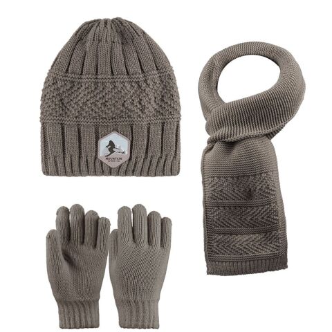 Kitti P-K25180-05 (9-15) Yaş Erkek Çocuk Şapka Atkı Eldiven Takım 6'lı