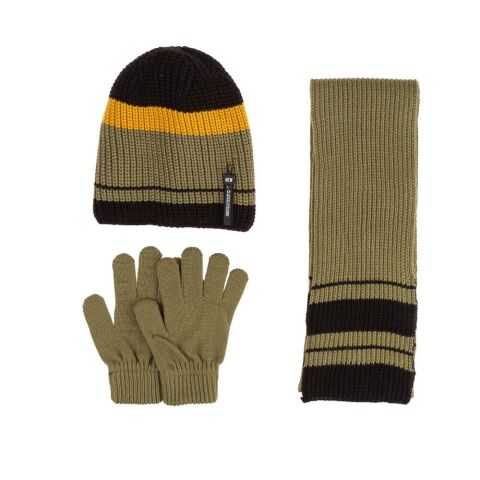 Kitti P-K24180-11 (9-15) Yaş Erkek Çocuk Şapka Atkı Eldiven Takım 6'lı