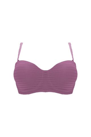 Liza 2300 Gül Kurusu Balenli Desteksiz Jakarlı Lotus Cup Sütyen 6'lı