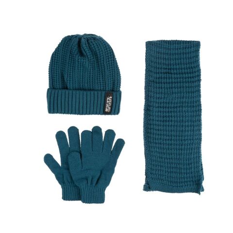 Kitti P-K24180-10 (9-15) Yaş Erkek Çocuk Şapka Atkı Eldiven Takım 6'lı