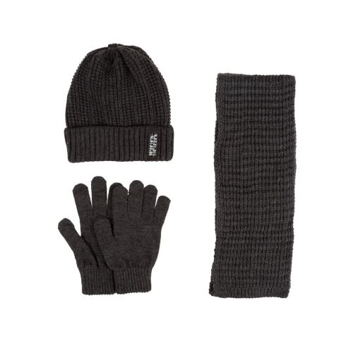 Kitti P-K24180-10 (9-15) Yaş Erkek Çocuk Şapka Atkı Eldiven Takım 6'lı