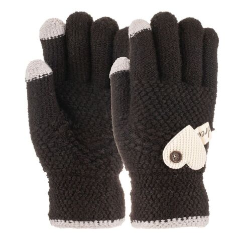 Kitti P-K25240-02 9-12 Yaş Örme Kız Çocuk Eldiven 6'lı