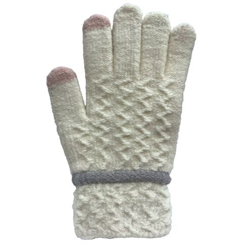 Kitti P-K25240-03 9-12 Yaş Örme Kız Çocuk Eldiven 6'lı