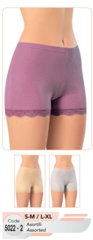 Kota 5022-2 Bayan Dantelli Şort 6'lı