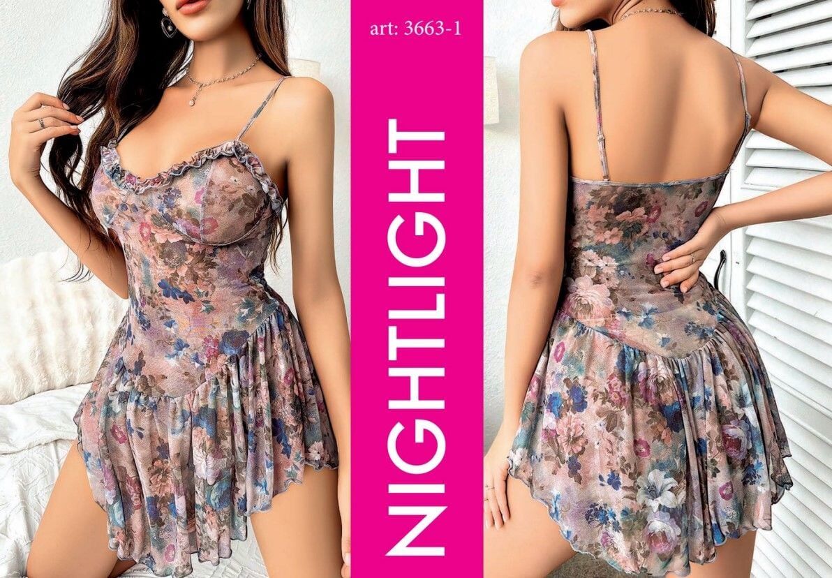 NIGHTLIGHT 3663-1 Erotik Gecelik