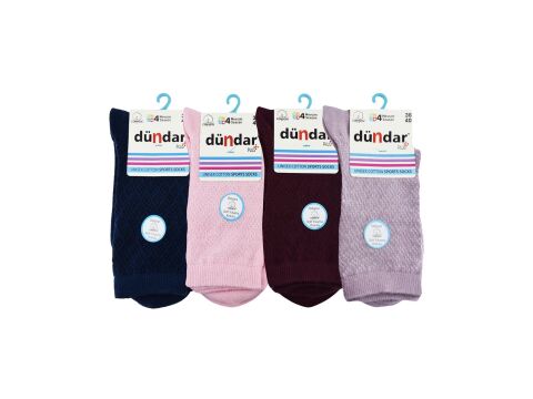 Dündar 4209-27 Dikişsiz Yıkamalı Kokulu Bayan Çorap 12'li