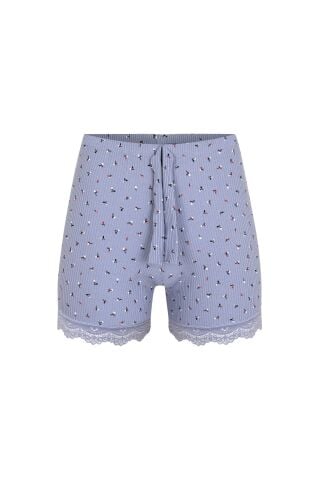 Dondeza 5072 Desenli Raporlu Bayan Şort 6'lı