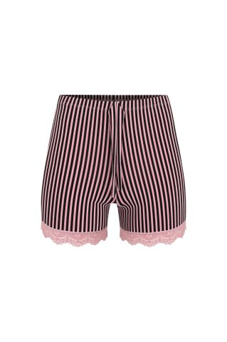 Dondeza 5074 Çizgili Penye Bayan Şort 6'lı