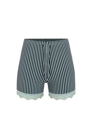 Dondeza 5074 Çizgili Penye Bayan Şort 6'lı