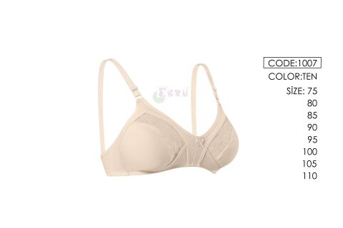 Ebru 1007 Ara Dantelli Bayan Penye Toparlayıcı Sütyen