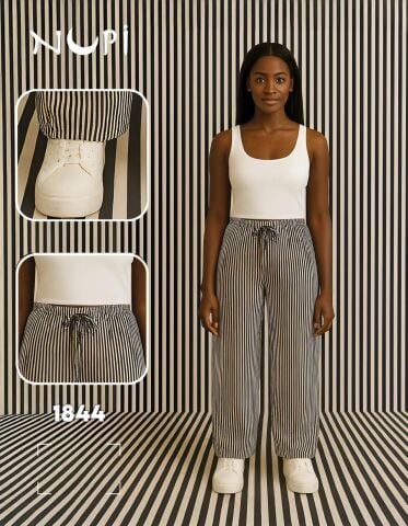 NUPİ 1844 (S-M-L-XL) Bayan Su Yolu Tek Alt 4'lü