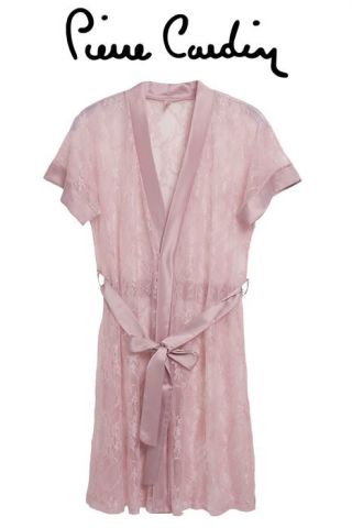 Pierre Cardin 4074 Kadın Dantel Sabahlık