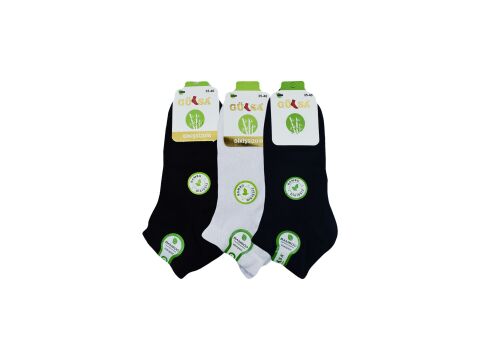 Gülsa (36-40) Dikişsiz Bayan Bambu Patik 12'li