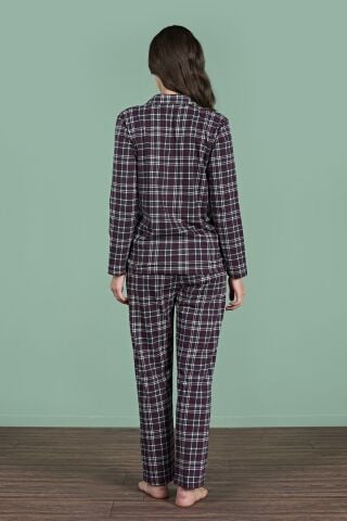 Pijadore 1952 (M-L-XL-XXL) Uzun Kollu Bayan Pijama Takım 4'lü