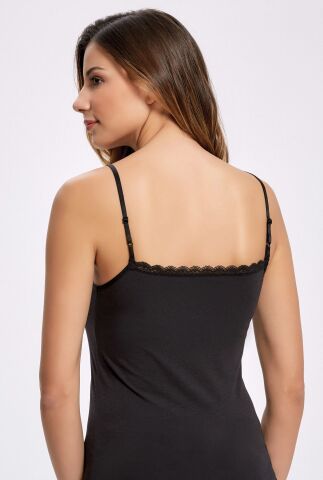 İlke 2303 Dantelli Modal Bayan İp Askılı Atlet