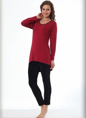 Dowry 09-402 Bayan Deri Tayt Takım