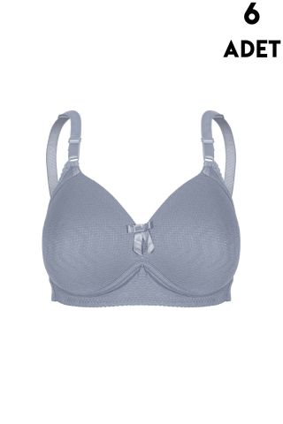 Aysemin 5173 C Cup Balensiz Desteksiz Bayan Sütyen 6'lı