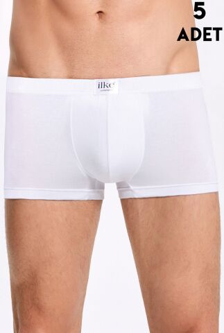İlke 1606 Bambu Erkek Boxer 5'li LACİVERT - 2XL