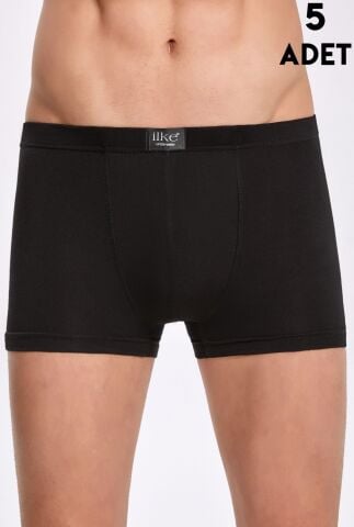 İlke 1606 Bambu Erkek Boxer 5'li LACİVERT - 2XL